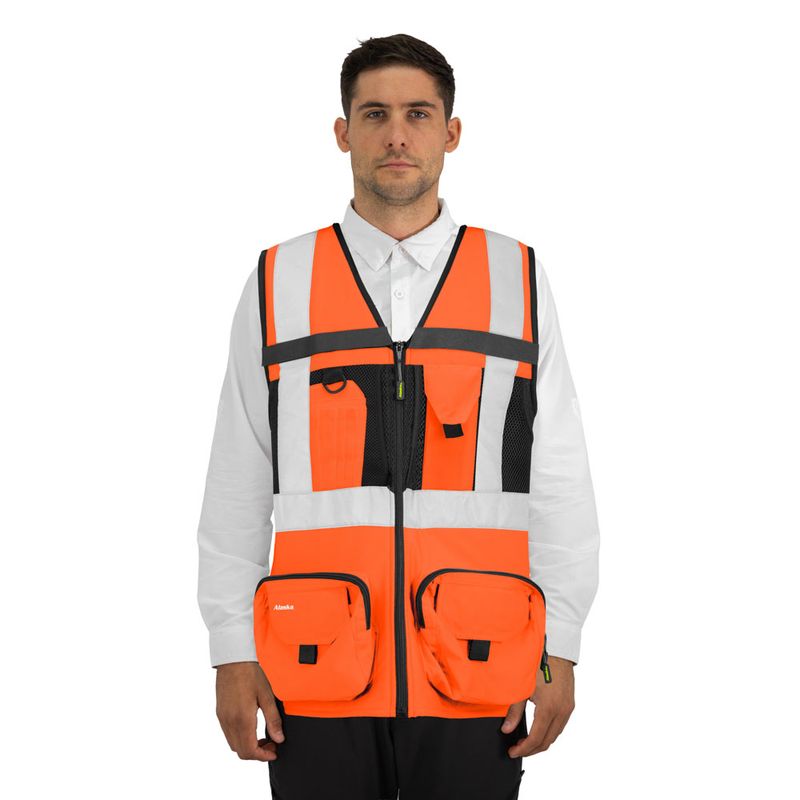 ALASKA - Chaleco Geologo Alaska Xpert Hombre Naranjo