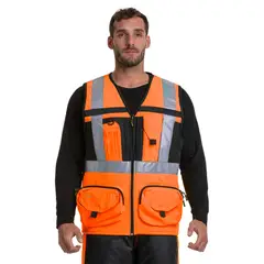 ALASKA - Chaleco Geologo Xpert Hombre Naranjo