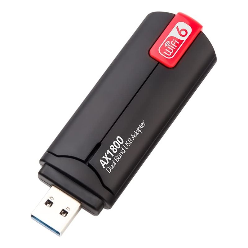 GENERICO - Adaptador Antena Wifi 6 Usb Dual Band 24g Y 5g 1800 Mbps