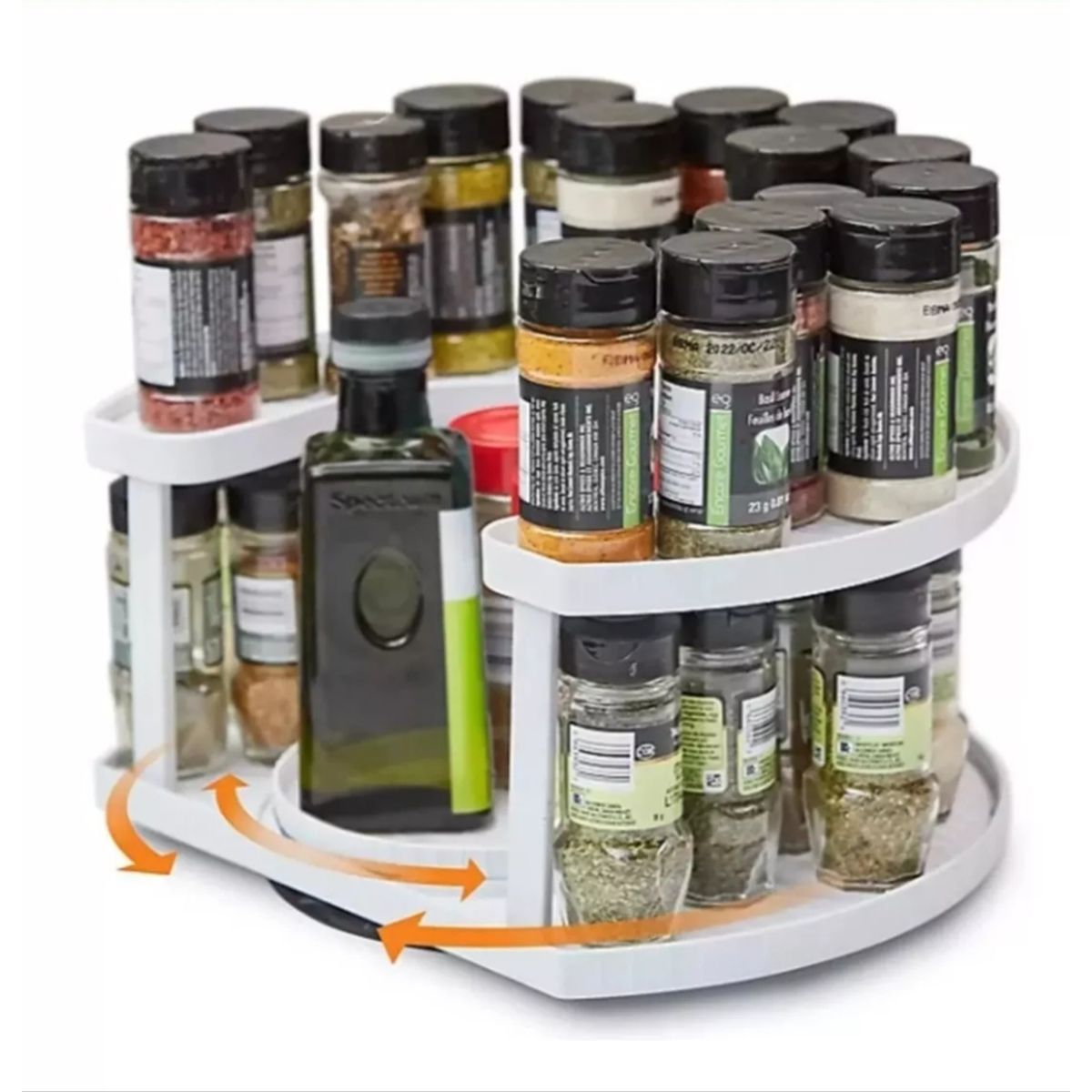 GENERICO - Especiero Condimentos Organizador Multifuncional Giratorio