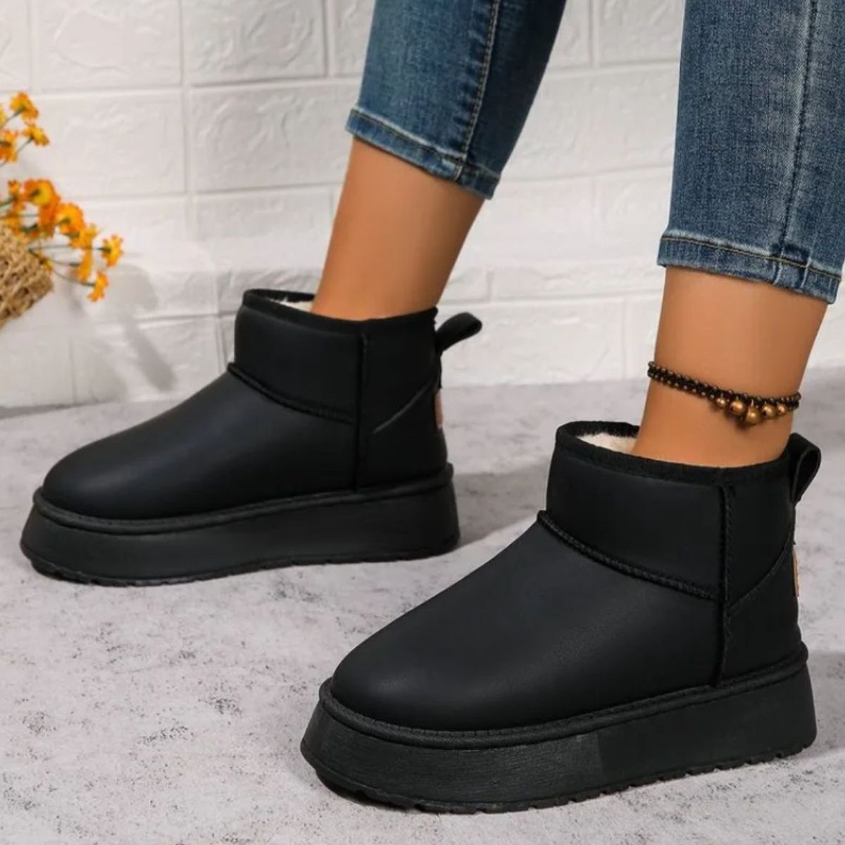 APOSTOL - Botin Impermeable Ecocuero Con Chiporro