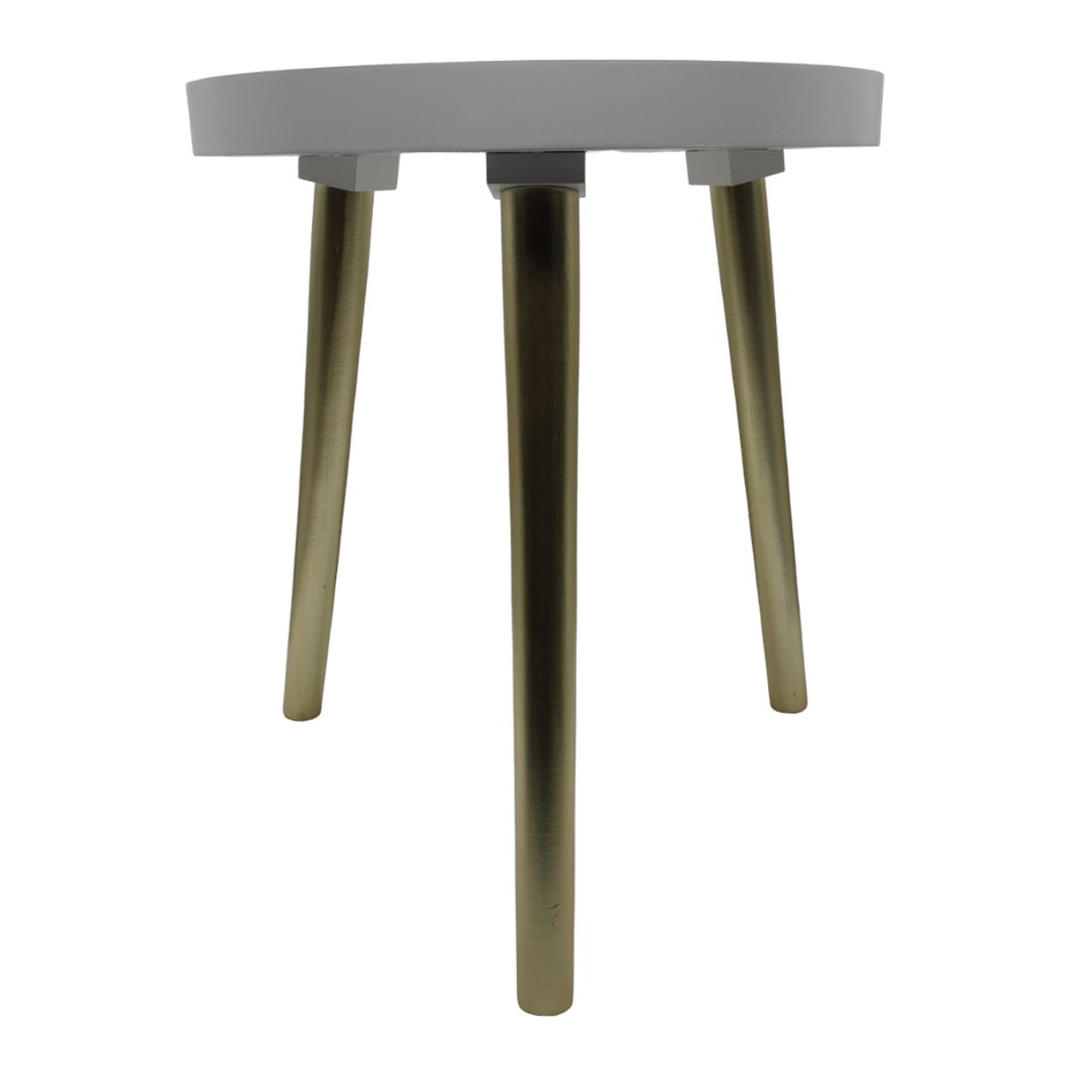 GENERICO - Mesa De Centro Redonda Lateral Salon Mesa De Centro Blanca