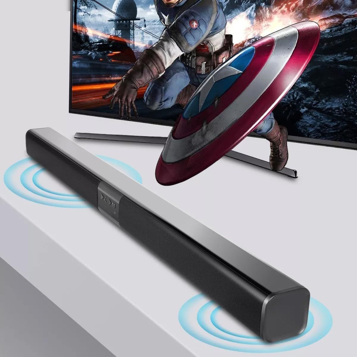 BLUEDREAMER - Bocina Bluetooth Barra D Sonido Para Tv Con Rca Aux Usb 80cm