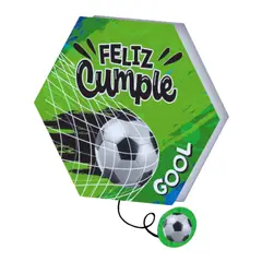 BIG PARTY - Piñata 3d Fútbol Feliz Cumple Decoración Para Fiesta