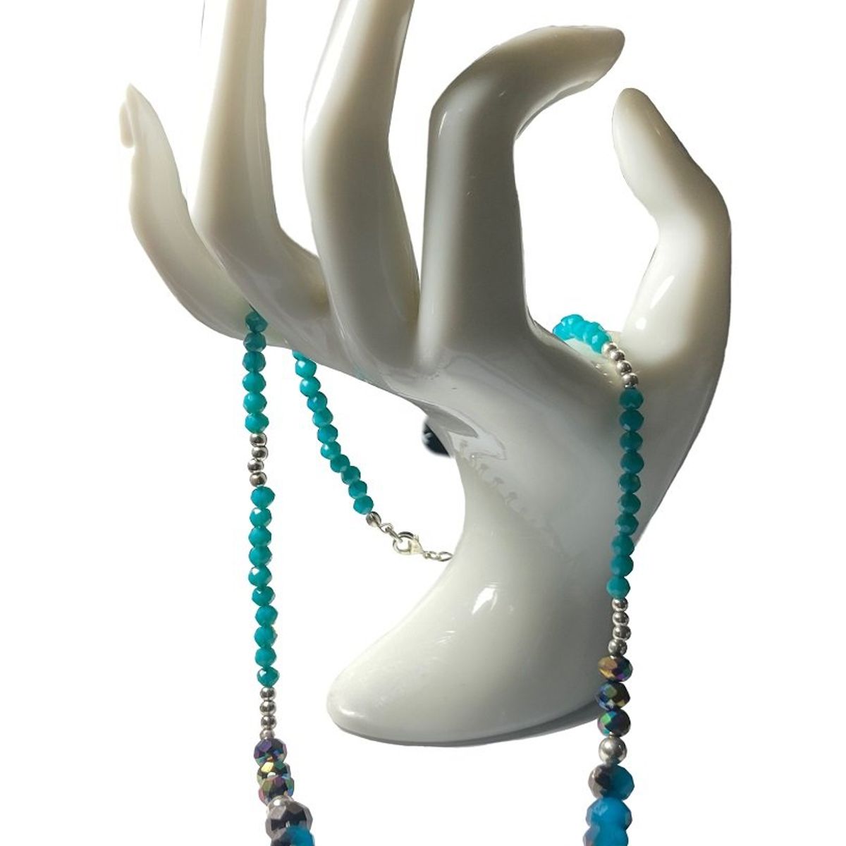 TAETHAI - Collar de plata  925 con Cristales