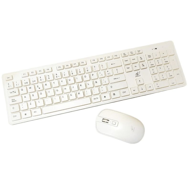 GENERICO - COMBO TECLADO Y MOUSE INALAMBRICO LAPTOP