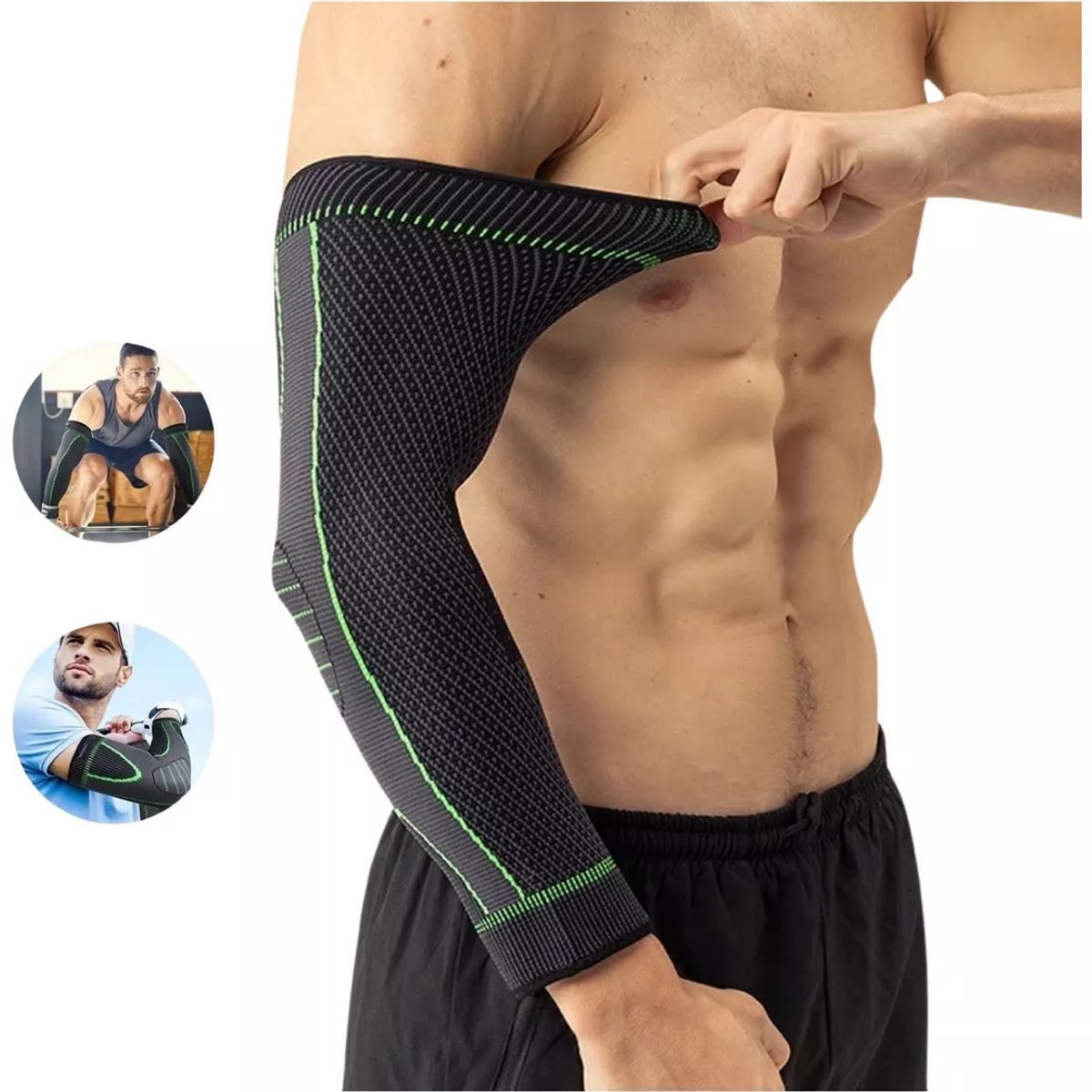 KUANGYE - Manga Deportivas Protectoras Para Brazos Protección