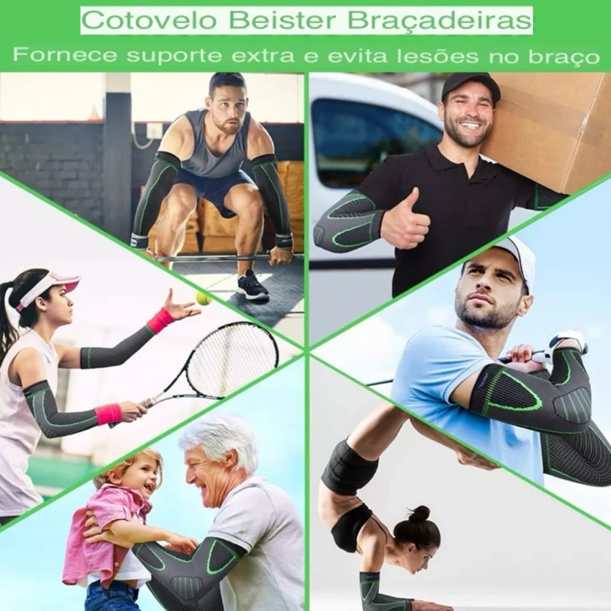 KUANGYE - Manga Deportivas Protectoras Para Brazos Protección