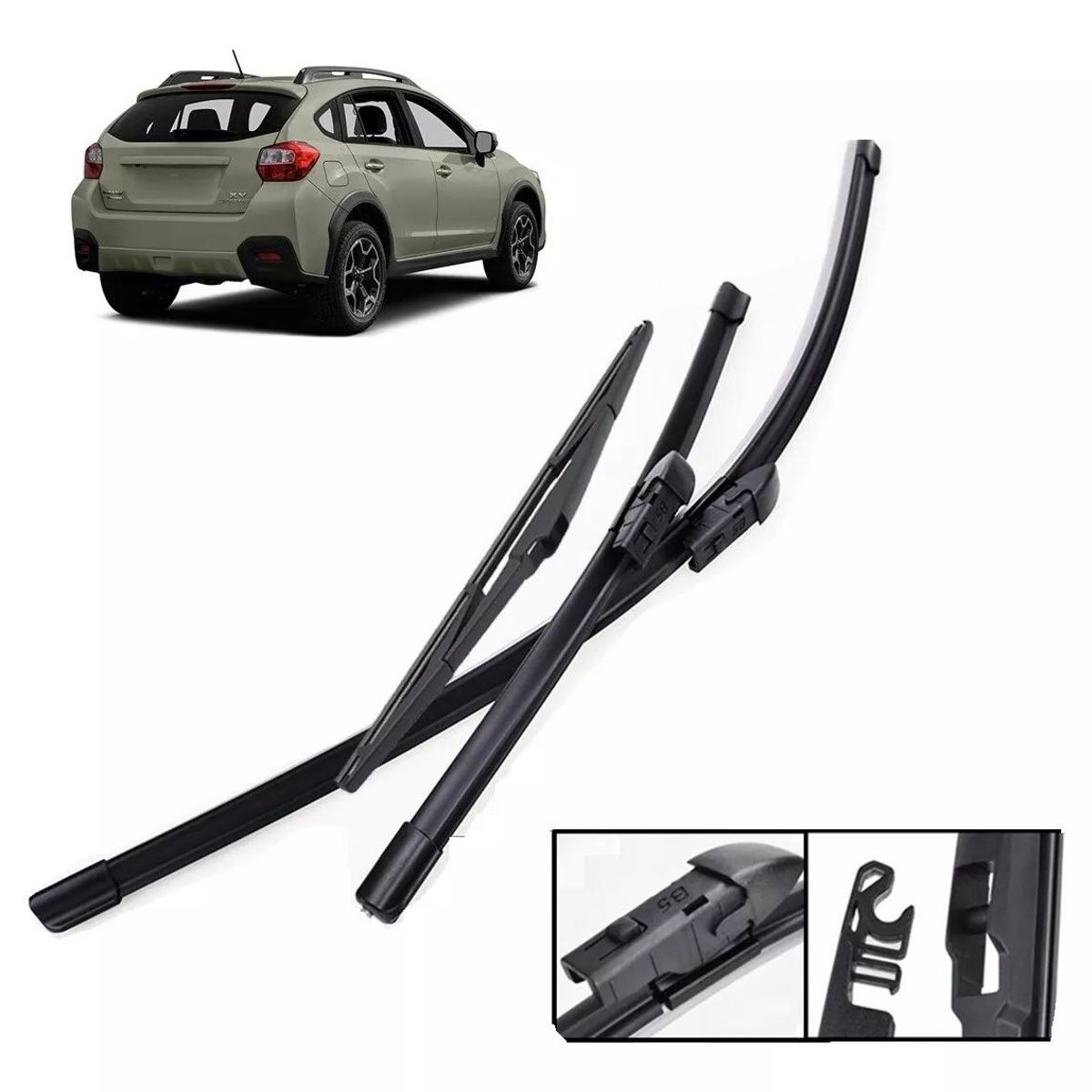 KUANGYE - Subaru Xv 2017-2022 Plumillas Delanteras Y Trasera