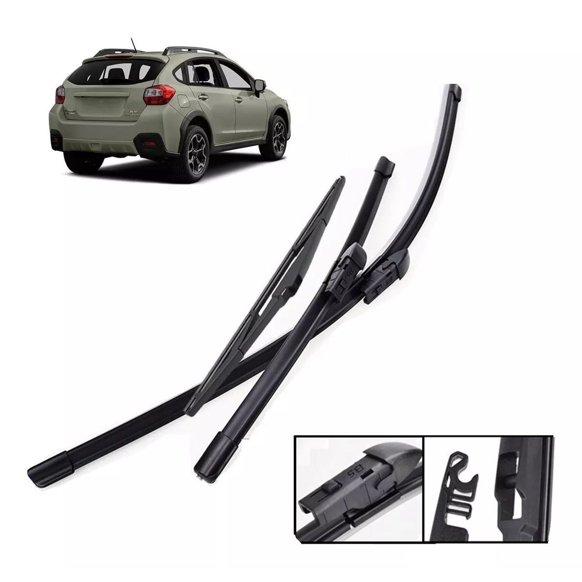 KUANGYE - Subaru Xv 2017-2022 Plumillas Delanteras Y Trasera