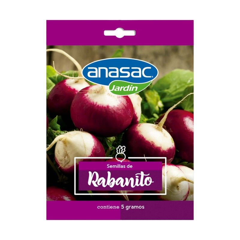 ANASAC - SEMILLA RABANITO 5 GR ANASAC