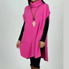 ARRAKASTA - Poncho con bolsillos