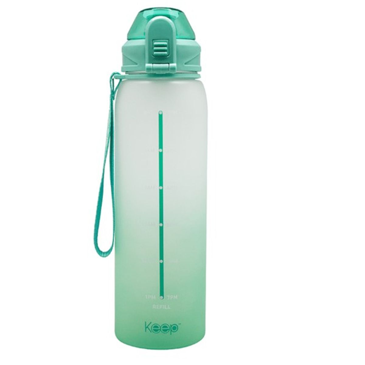 KEEP - Botella Medidas Rubber 1 L Keep - verde