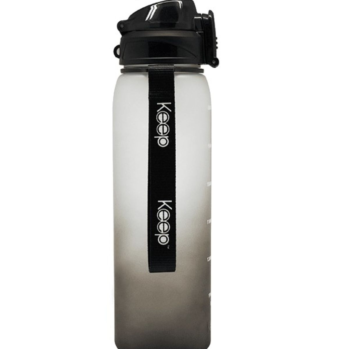 KEEP - Botella Medidas Rubber 1 L Keep - Negro