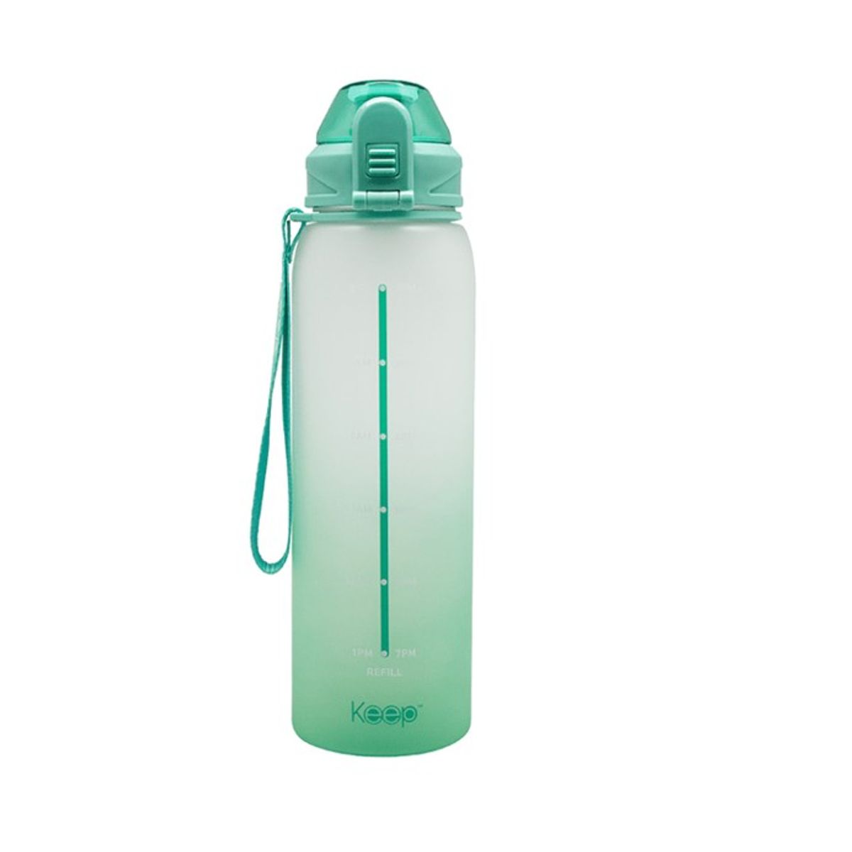 KEEP - Botella Medidas Rubber 1 L Keep - verde