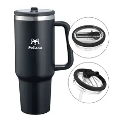 FELLOW - Vaso Termico 1,2Lts Electra By Mug Tumblr + Bombilla Negro