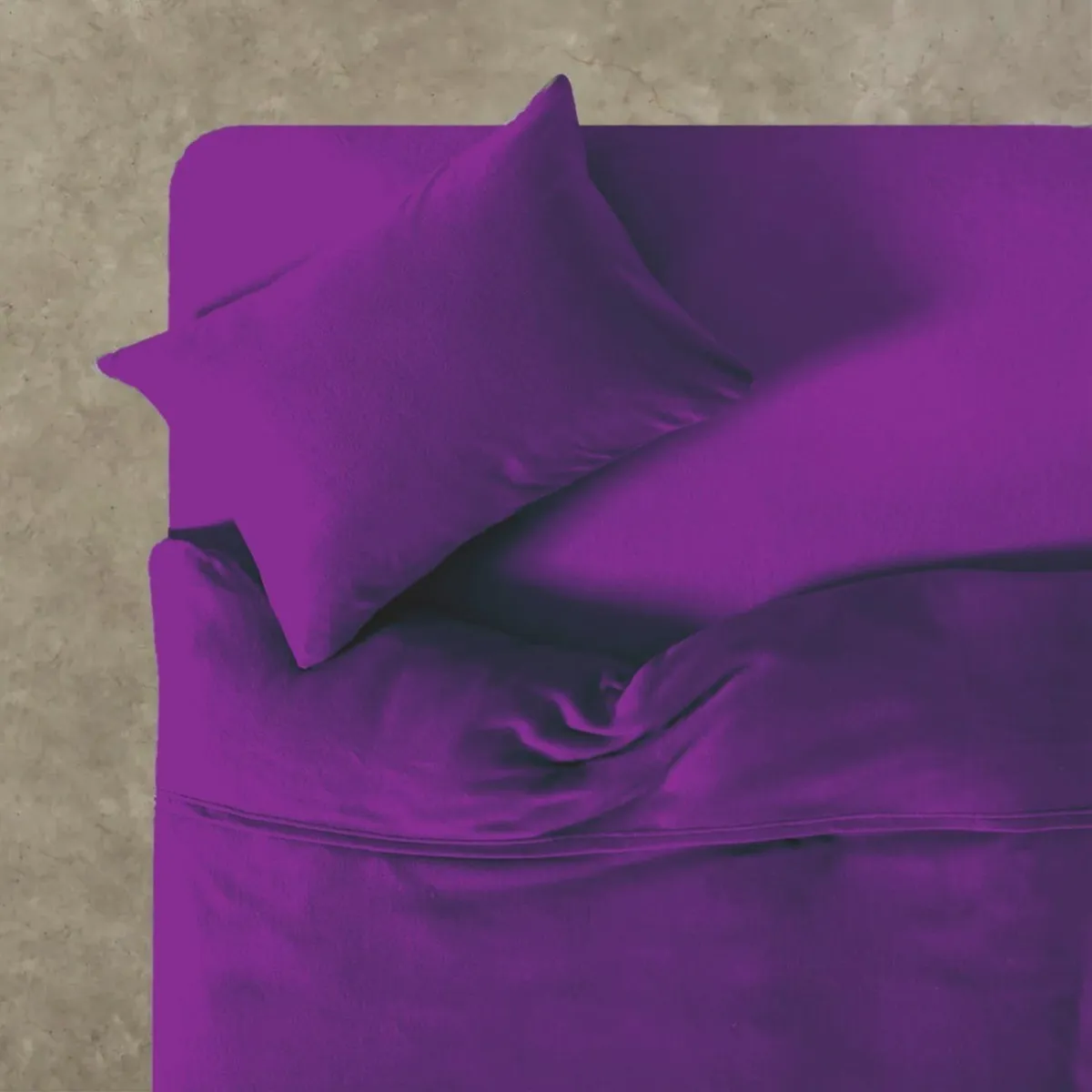 GENERICO - Sabanas De Polar 2.0 Plazas Queen Calentitas - Morado