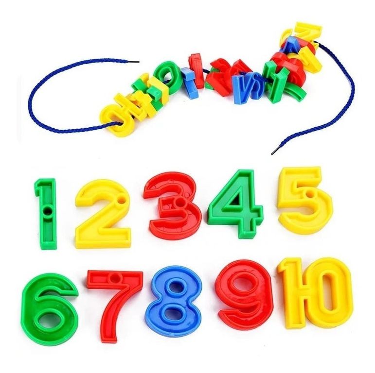 GENERICO Bloques Educativos Numeros Coloridos 5034