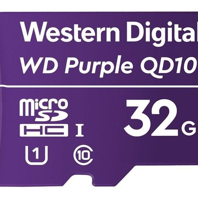 WESTERN DIGITAL - Memoria Microsd Western Digital - 32gb Wd Purple - Seguridad