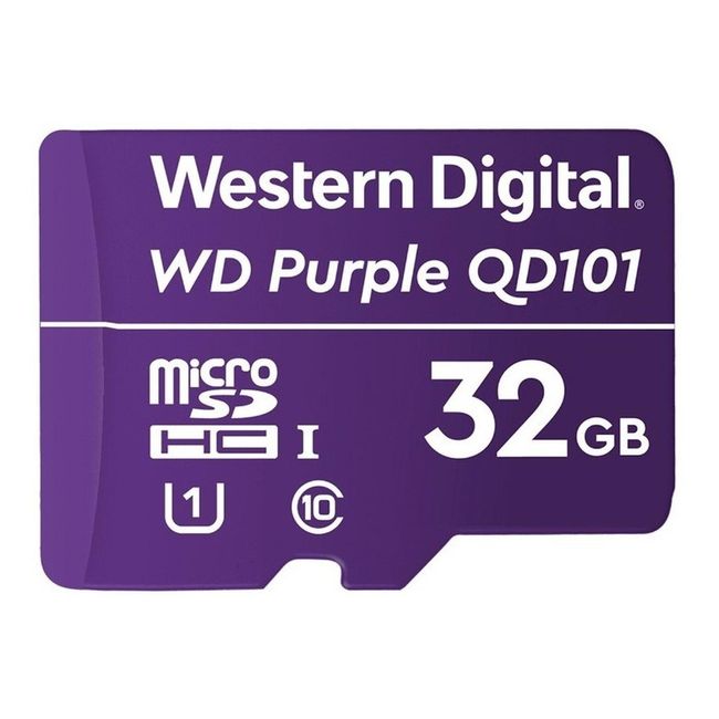 WESTERN DIGITAL - Memoria Microsd Western Digital - 32gb Wd Purple - Seguridad