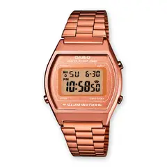 CASIO - Reloj Oro Rosa Mujer B640WMR-5ADF