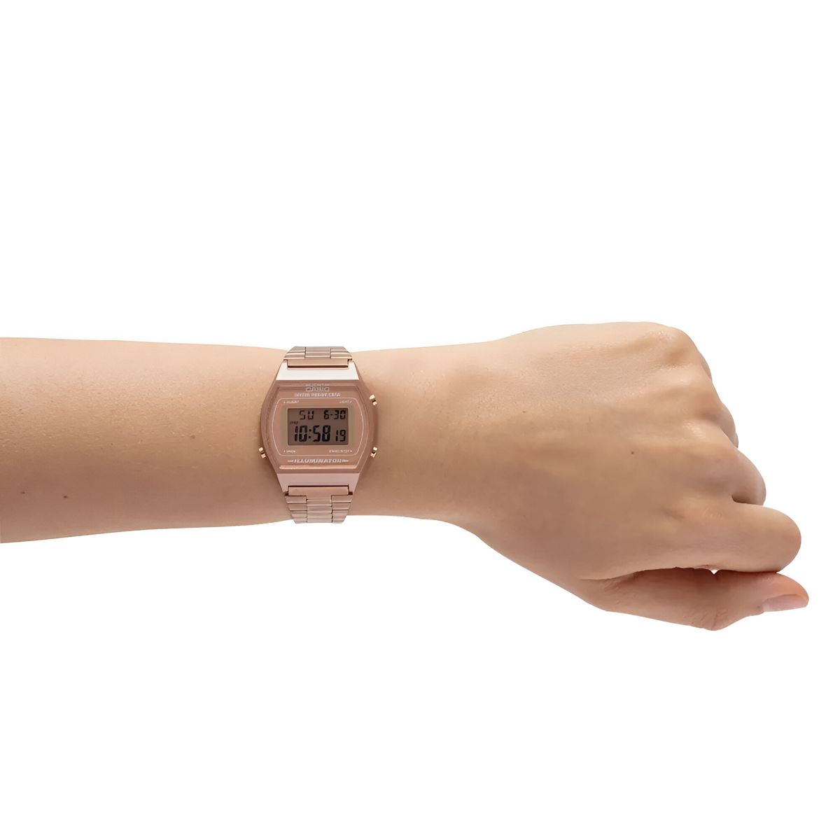 CASIO - Reloj Casio Oro Rosa Mujer B640WMR-5ADF