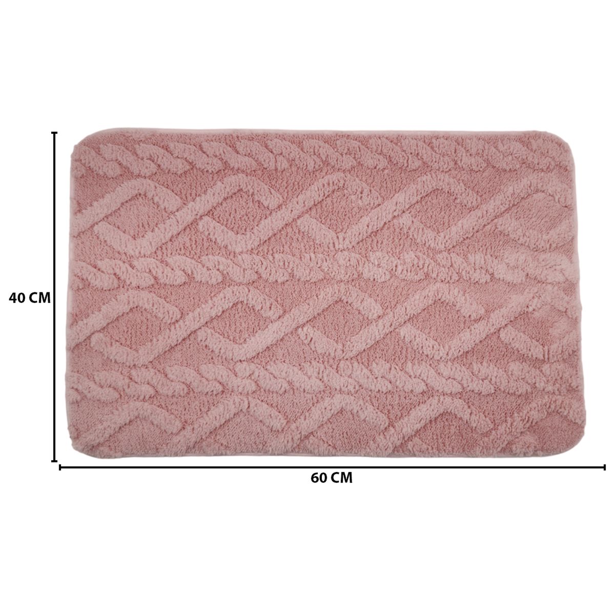 GENERICO - Alfombra De Baño Limpia Pies Extrasuave y Comoda Colores - Rosa