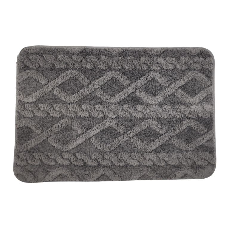Home Weavers Luxury Collection - Juego De Alfombras De Baño De 100 % Algodón Reversible, Lavables, Suaves Y Absorbentes, Juego De Alfombras De Baño Antideslizantes, 17 X 24 Pulgadas, Rectangular
