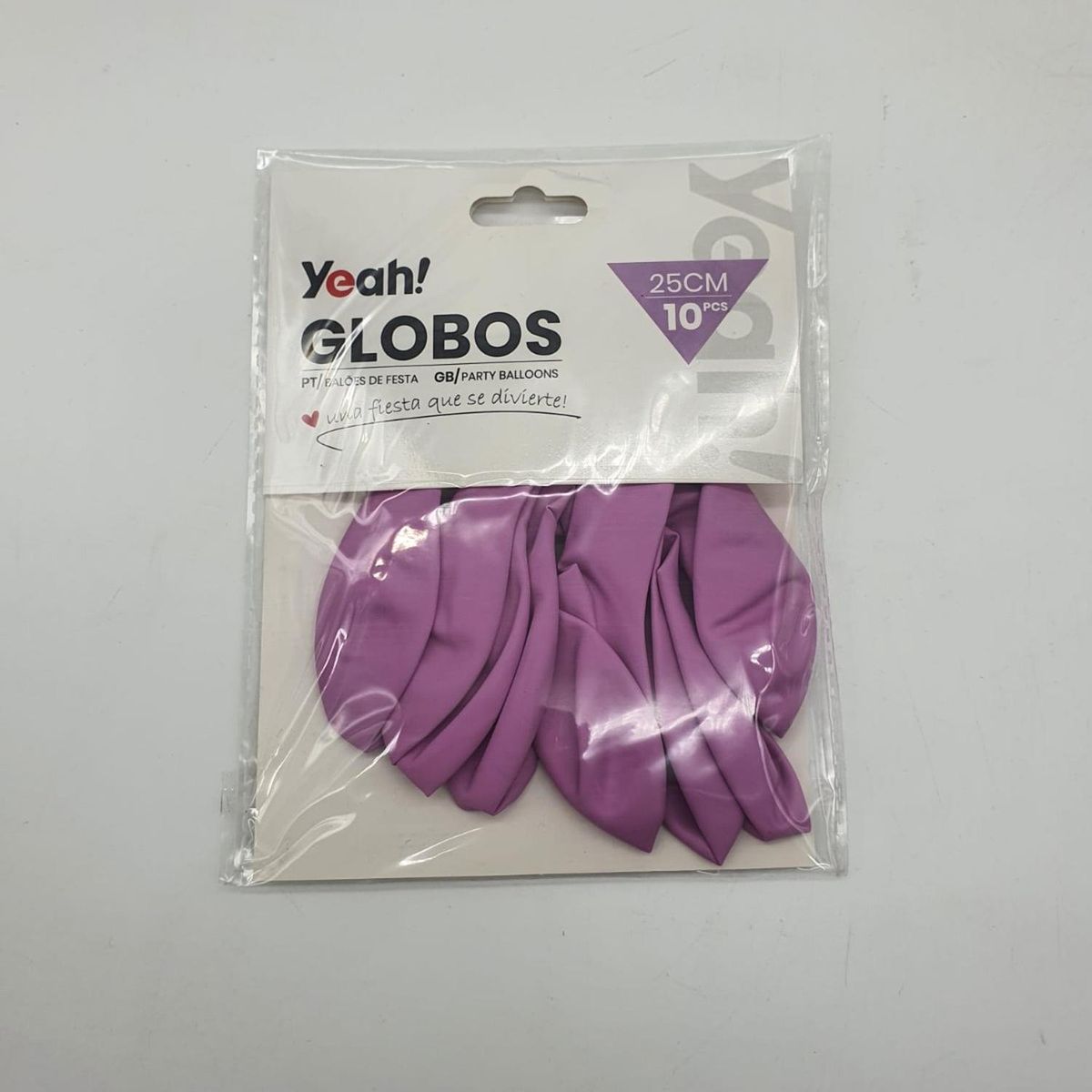 GENERICO - Globos Morado Claro Macaron 10 Unidades Tamaño 25 Cm Fiesta