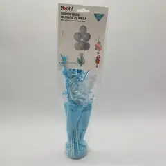GENERICO - Soporte De Globos Para Mesa Cumpleaños Celeste 80 Cm