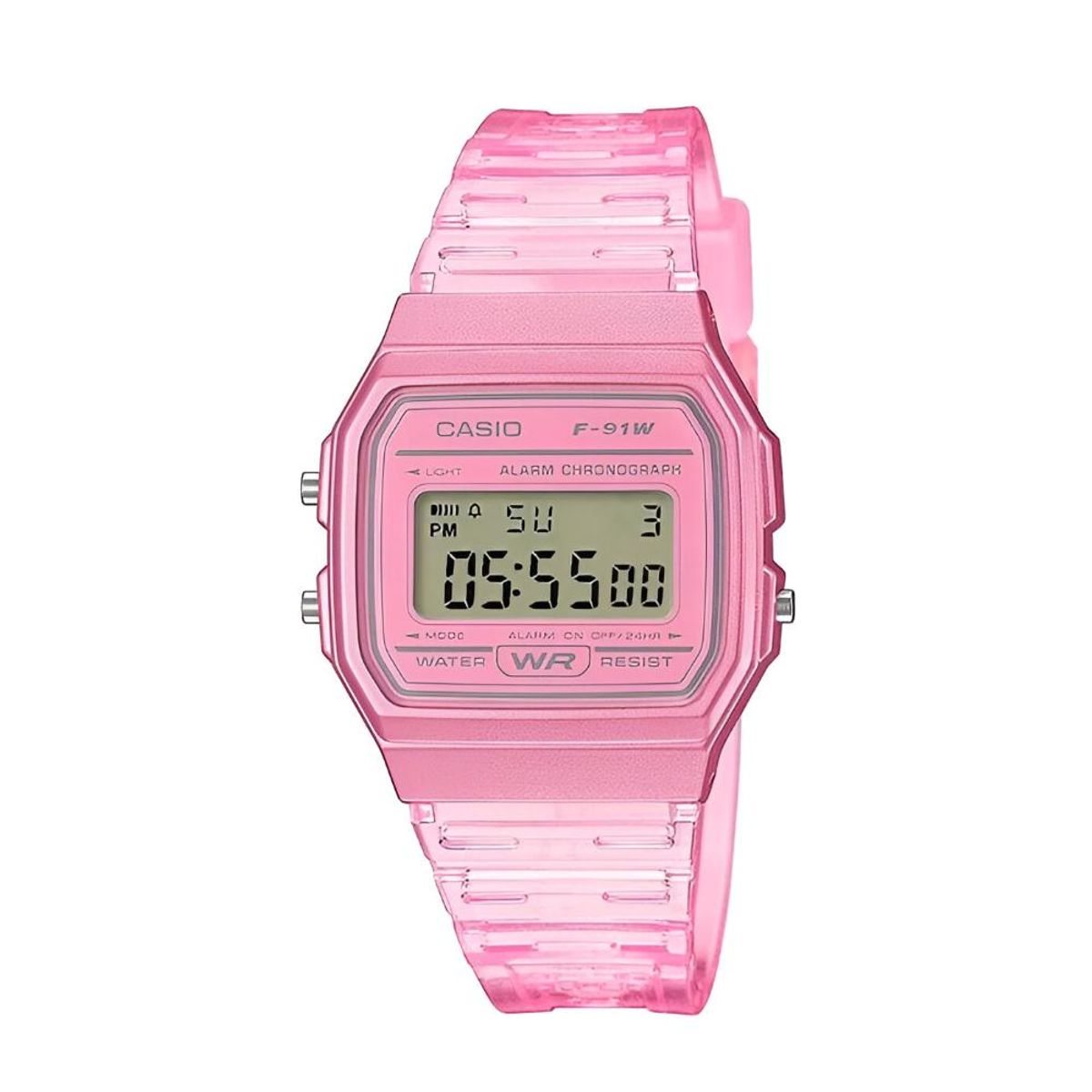CASIO - Reloj Digital Casio Femenino Rosado F-91WS-4DF - Rosa