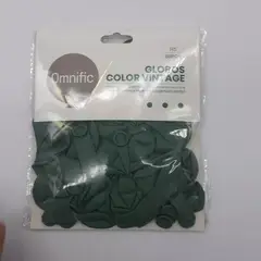 GENERICO - Globos Color Sea Green Vintage 50 Unidades Tamaño R5