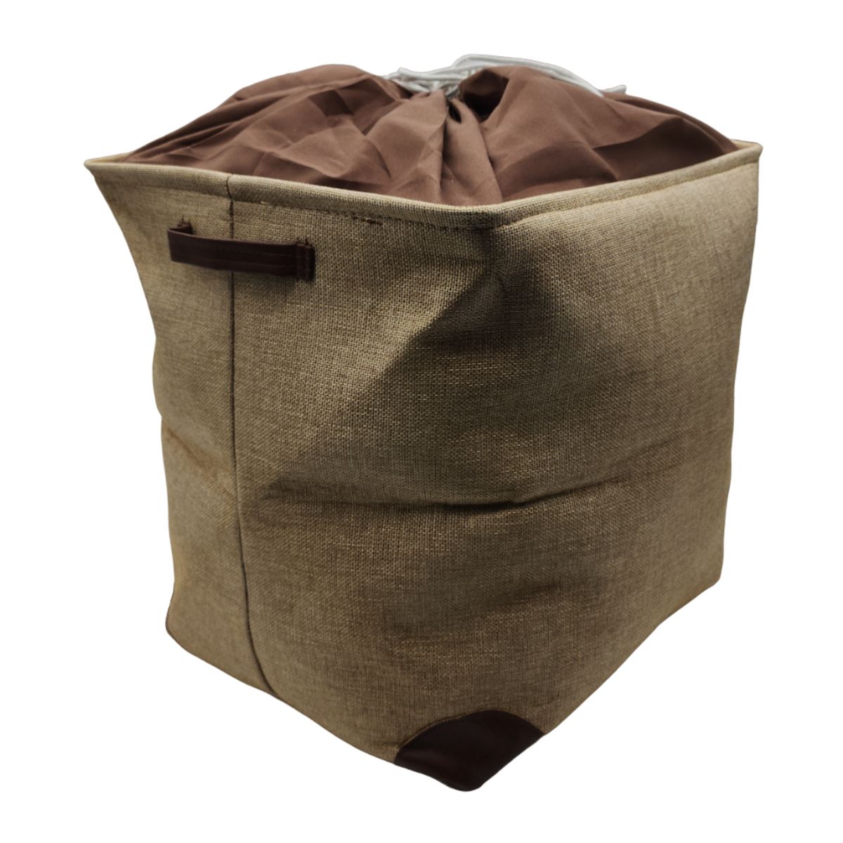 GENERICO - Cesto Canasto Para Ropa Sucia Plegable Organizador De Tela - Cafe