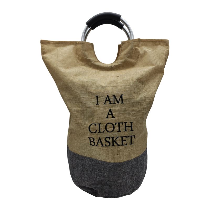 GENERICO - Bolsa Cesto Plegable Para Ropa Sucia Organizador De Tela - Gris