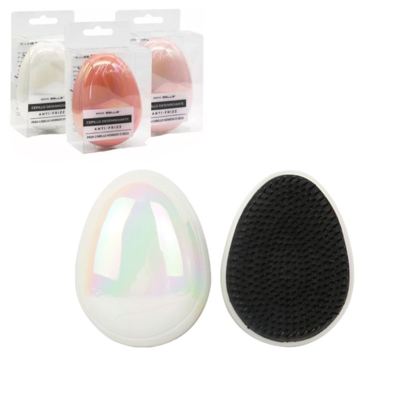MAX BELLE - Mini Cepillo Desenredante Anti-Frizz