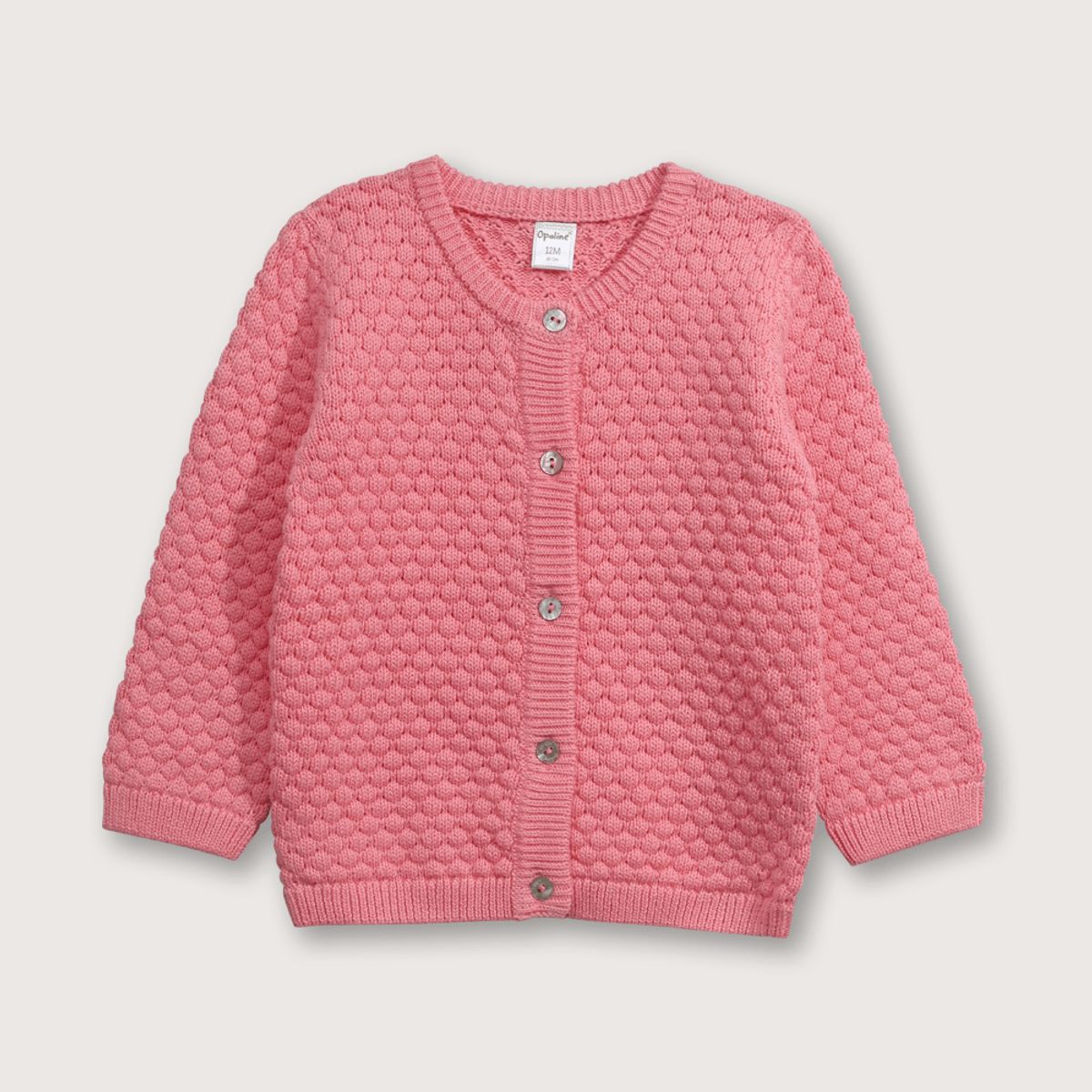 OPALINE - Chaleco Bebé niña Rosa 39234 Opaline