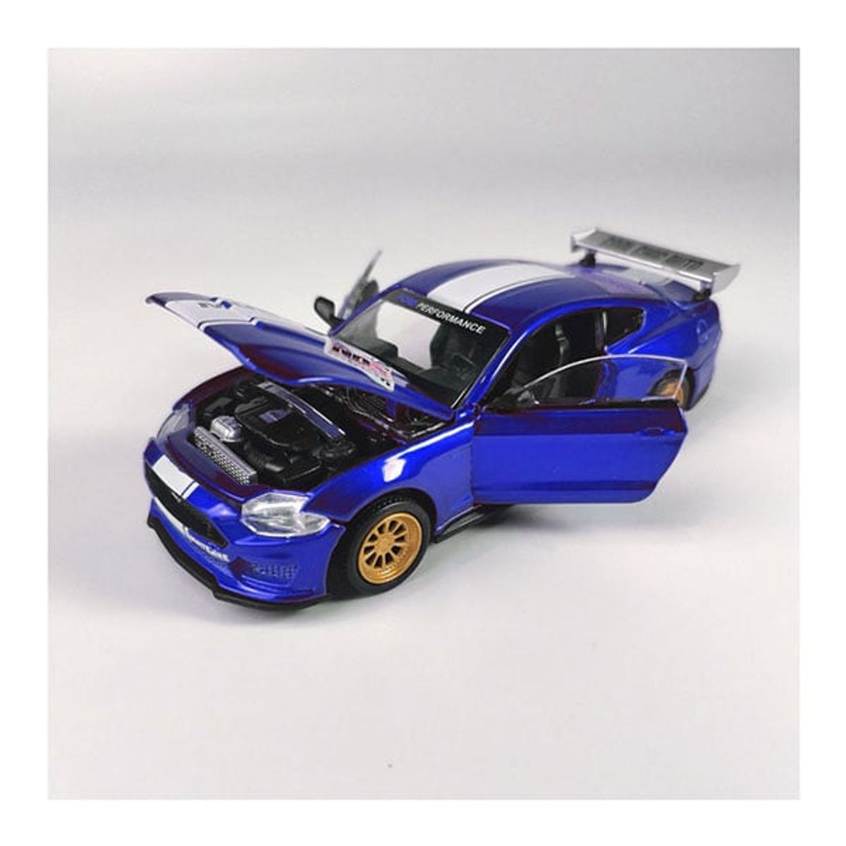 GENERICO - Auto CCA 1:42 Ford Mustang GT 2018 Personalizable Azul