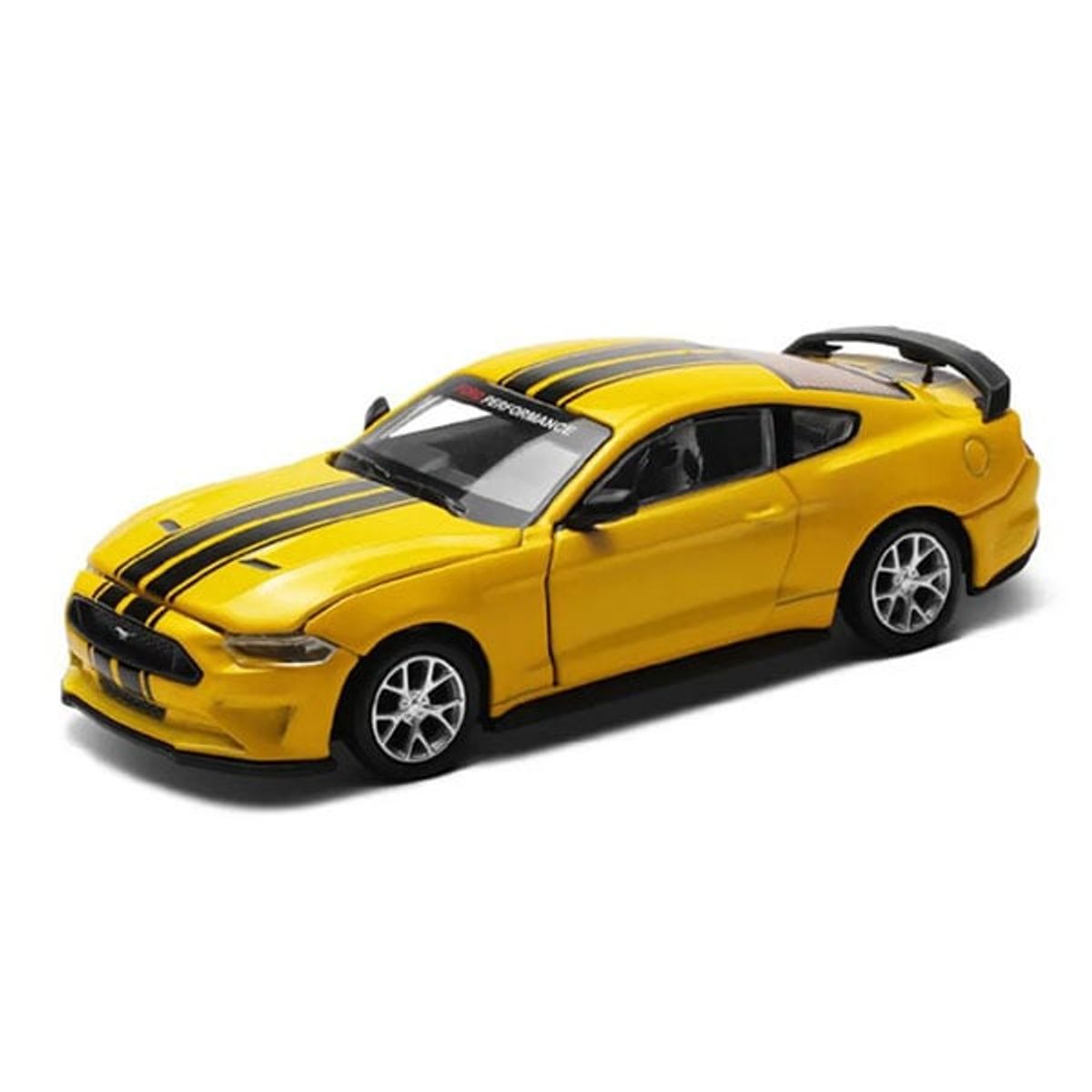 GENERICO - Auto CCA 1:42 Ford Mustang GT 2018 Personalizable Amarillo