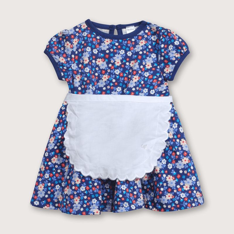 OPALINE - Vestido Bebé niña Azul 39276 Opaline