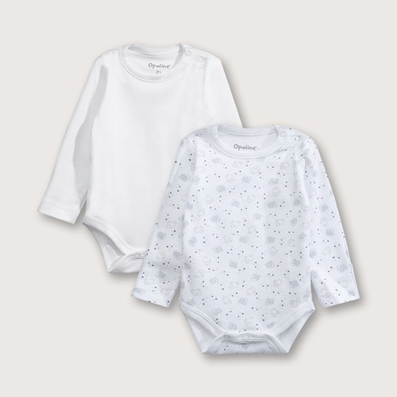 OPALINE - Body Bebé niño Azul Turquí 39220 Opaline