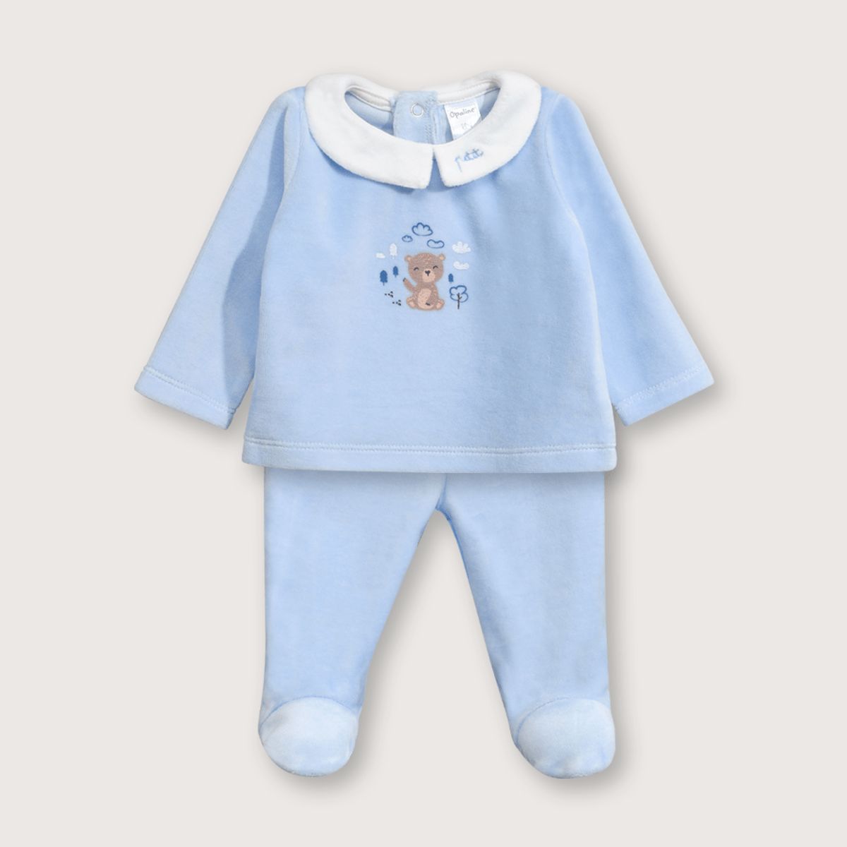 OPALINE - Clemente Bebé niño Celeste 39238 Opaline