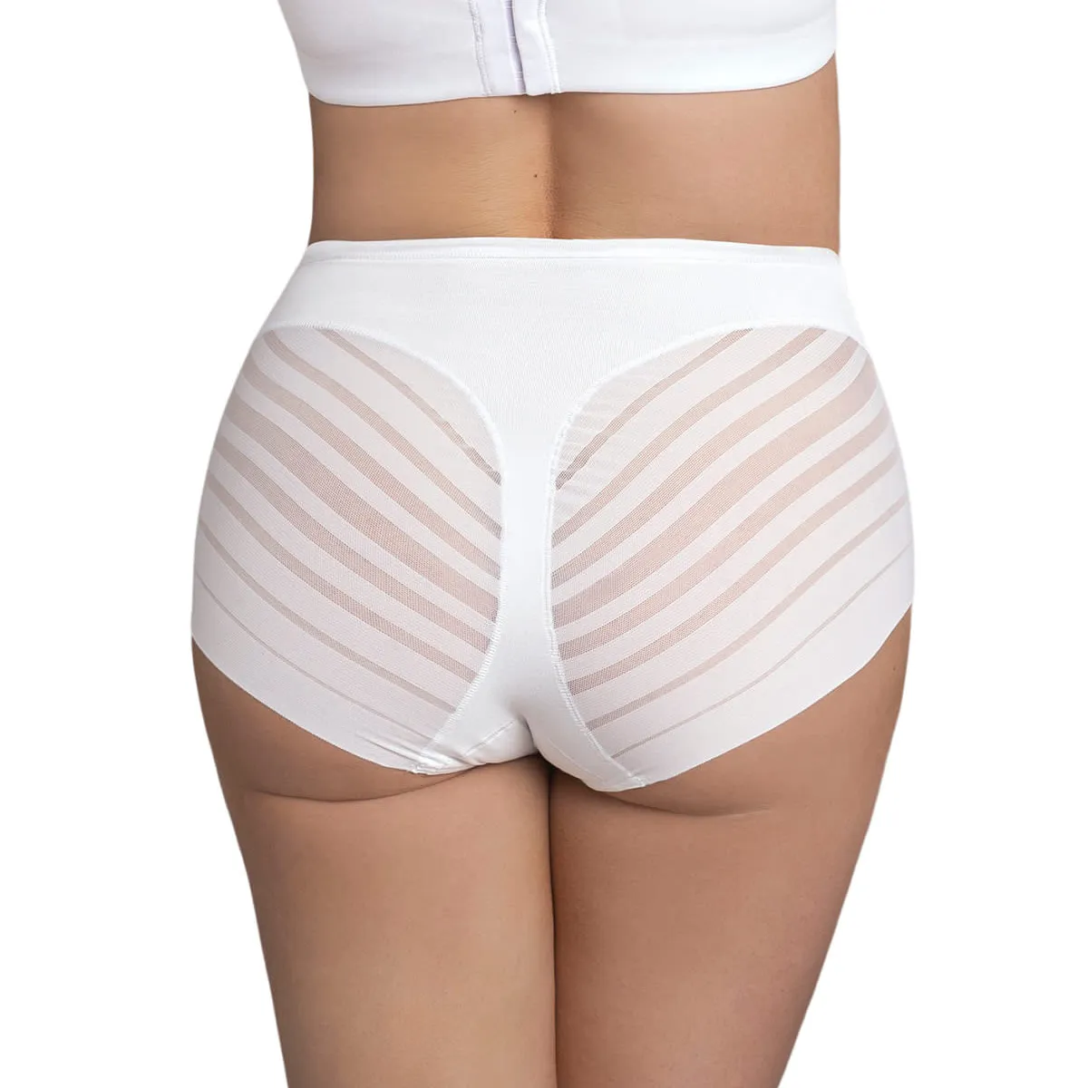 LEONISA - Leonisa Calzón faja de control suave tiro alto 012903 Blanco