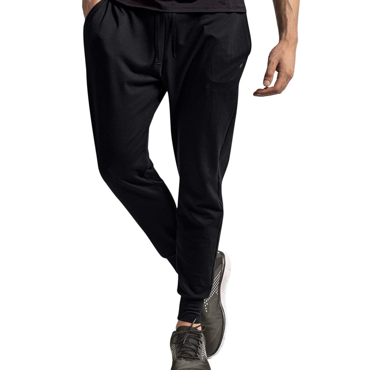 LEO - Jogger deportivo estilo sudadera con bolsillos laterales funcionales 518012 Negro