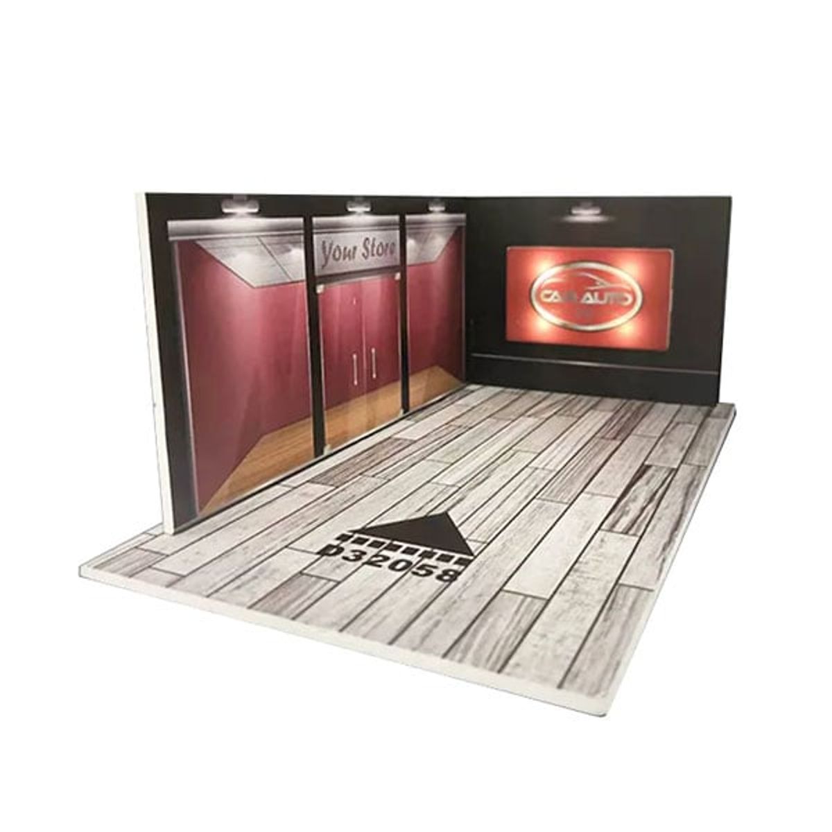 GENERICO - Diorama Estacionamiento Armable Con Iluminación 32058