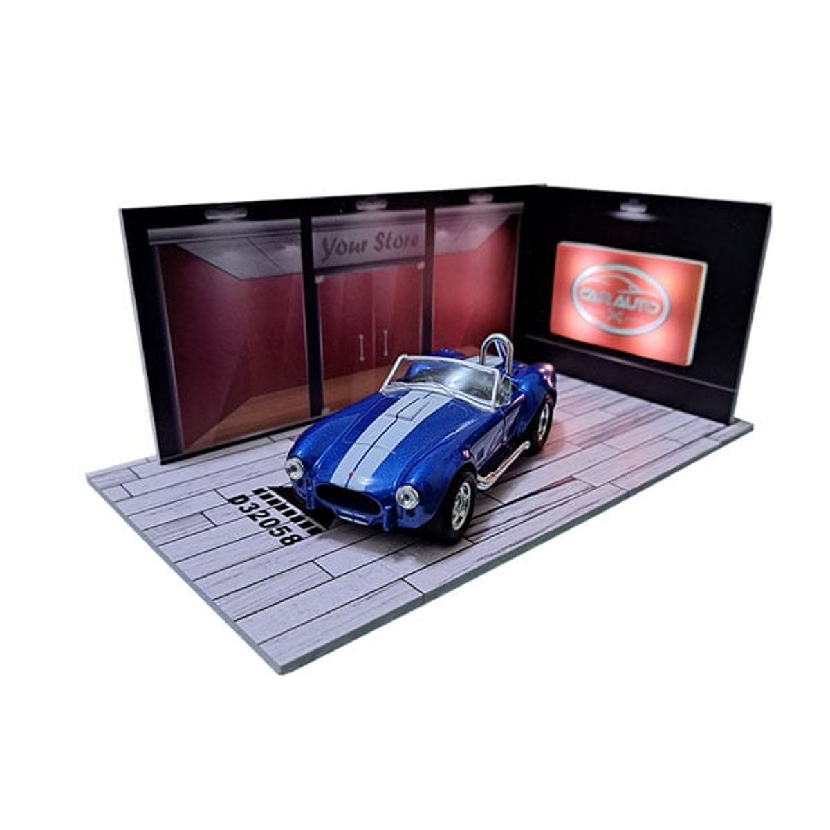 GENERICO - Diorama Estacionamiento Armable Con Iluminación 32058