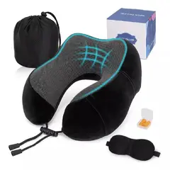 MUNDO MAGIA - Almohada De Cuello Para Viaje Trabajo Cojín Soporte Cómodo