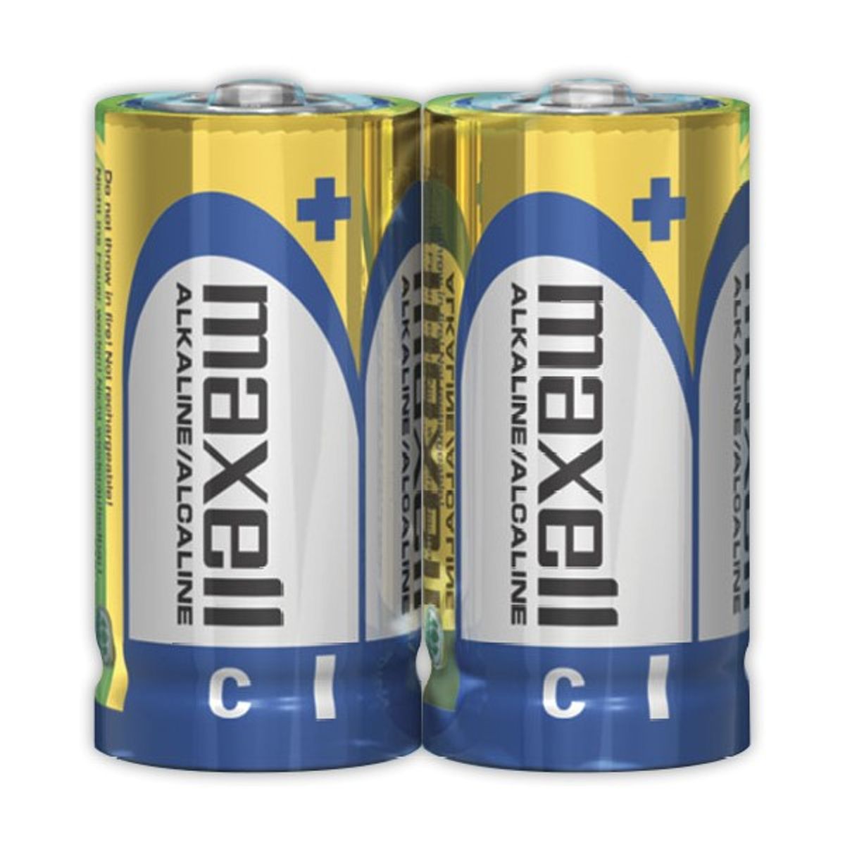 MAXELL - Pack 2 Pilas Alcalinas Tipo C Maxell