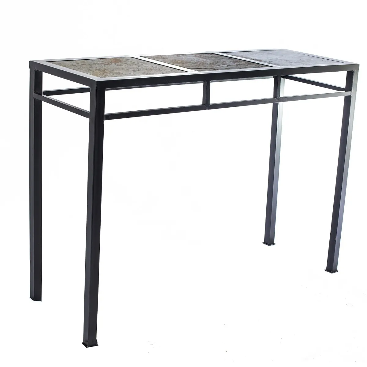 MUEBLES Y TERRAZAS - Mesa alta de 3 piedras pizarras