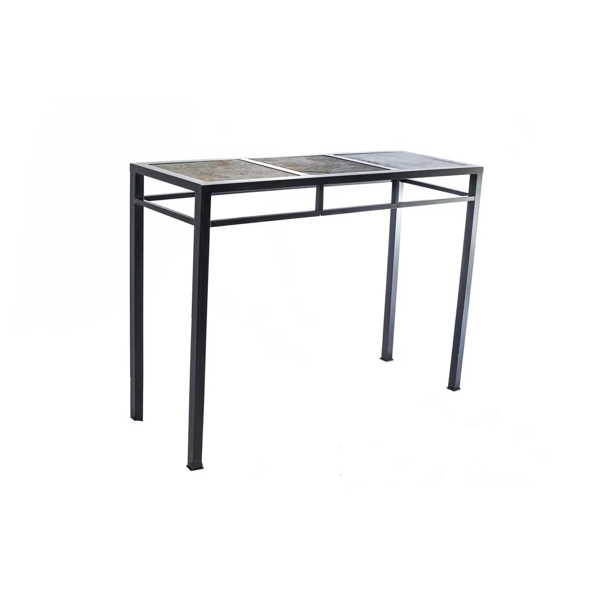 MUEBLES Y TERRAZAS - Mesa alta de 3 piedras pizarras