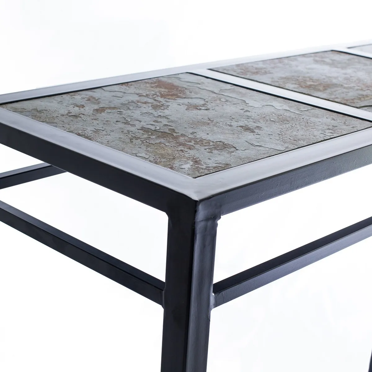 MUEBLES Y TERRAZAS - Mesa alta de 3 piedras pizarras